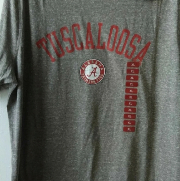 Crimson Tide Alabama T-shirt  Grey - Size (XL) - Picture 5 of 8